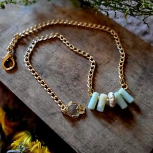 Jade & Bone Necklace